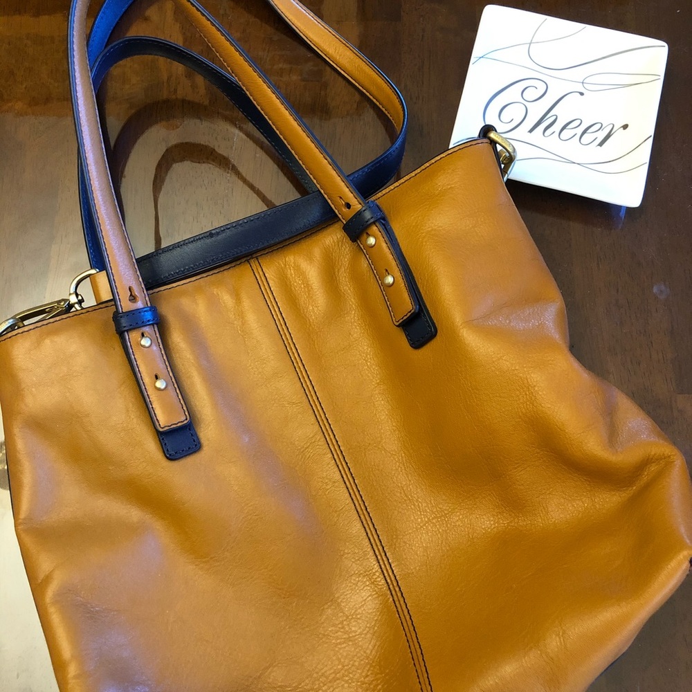 Vera Bradley Leather Satchel